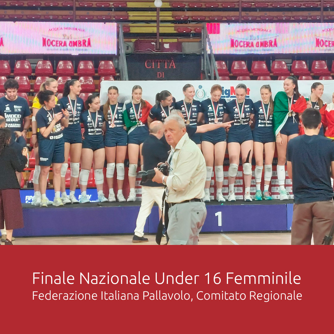 Immagine di Acqua Nocera Umbra sostiene la Finale Nazionale Under 16 Femminile di pallavolo